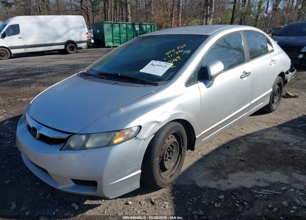 2011 HONDA CIVIC LX VIN: 19XFA1F5XBE043349