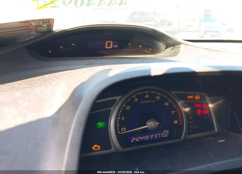 2011 HONDA CIVIC LX VIN: 19XFA1F5XBE043349