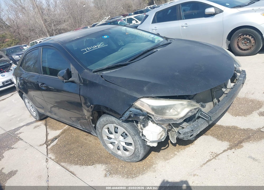 2016 TOYOTA COROLLA L VIN: 5YFBURHE0GP394536
