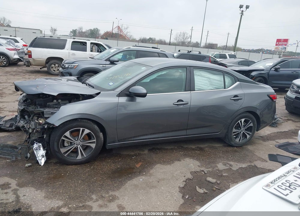 2022 NISSAN SENTRA SV XTRONIC CVT VIN: 3N1AB8CV9NY309888