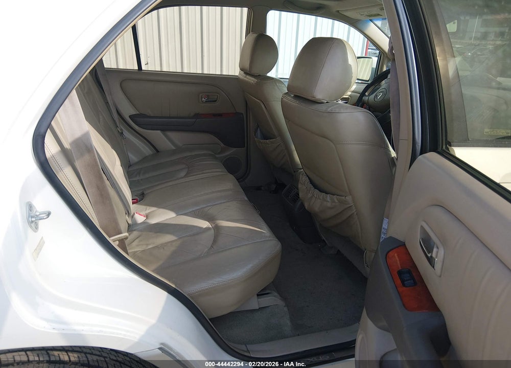 2001 LEXUS RX 300 BASE (A4) VIN: JTJHF10U610234331