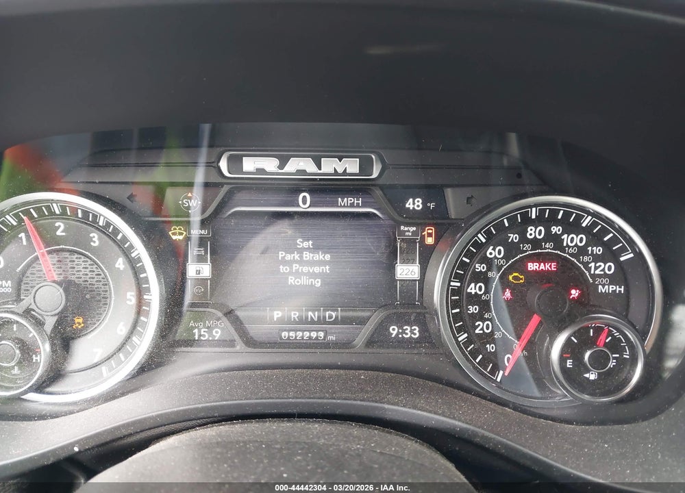 2022 RAM 1500 BIG HORN  4X4 5'7 BOX VIN: 1C6SRFFTXNN270373