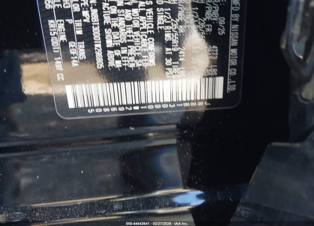 2026 NISSAN ROGUE PLATINUM VIN: JN8BT3DD0TW296805