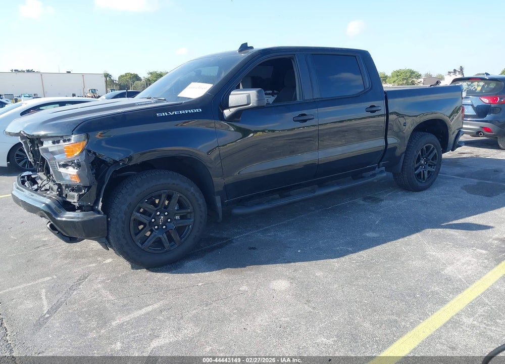 2025 CHEVROLET SILVERADO 1500 2WD  SHORT BED CUSTOM VIN: 1GCPABEK1SZ314370