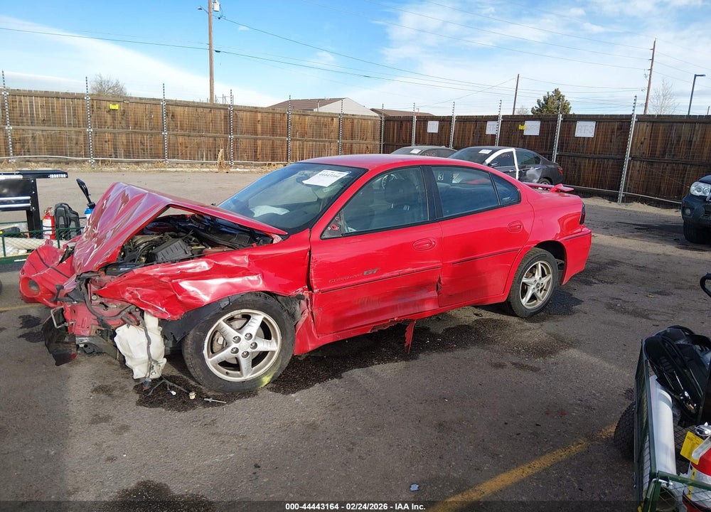 2000 PONTIAC GRAND AM GT VIN: 1G2NW52EXYM800310