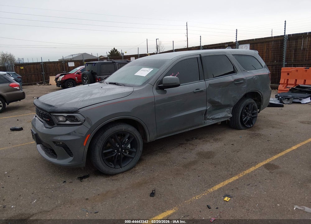 2022 DODGE DURANGO GT AWD VIN: 1C4RDJDG2NC106402