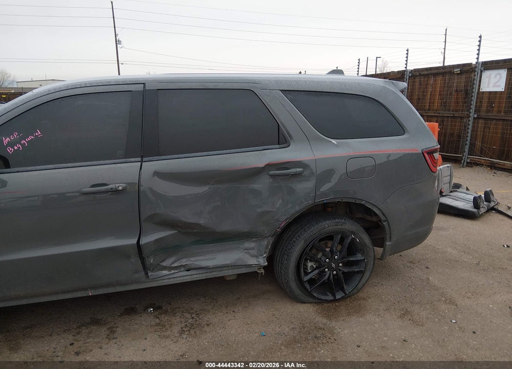2022 DODGE DURANGO GT AWD VIN: 1C4RDJDG2NC106402
