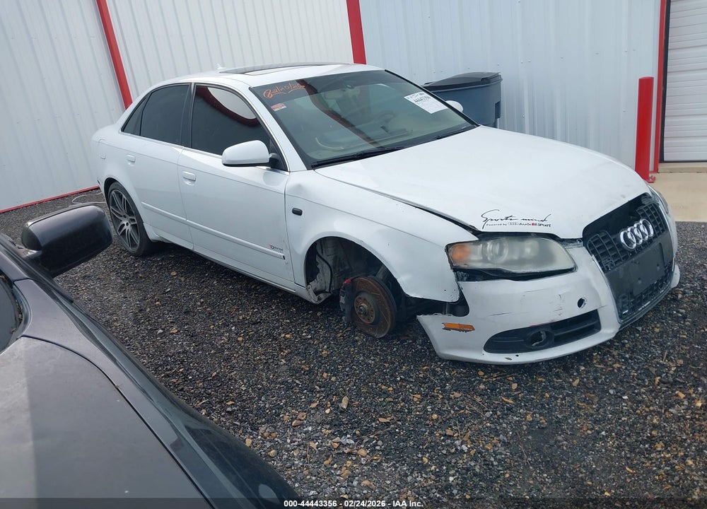 2007 AUDI A4 3.2 VIN: WAUDH78E57A174649