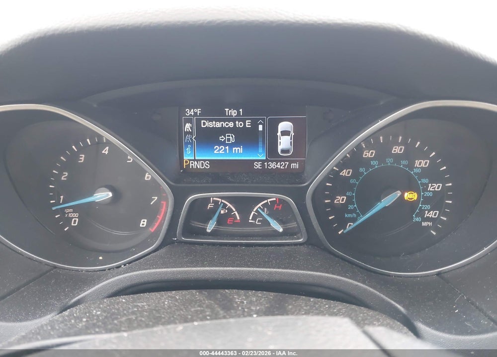 2014 FORD FOCUS TITANIUM VIN: 1FADP3J21EL141573