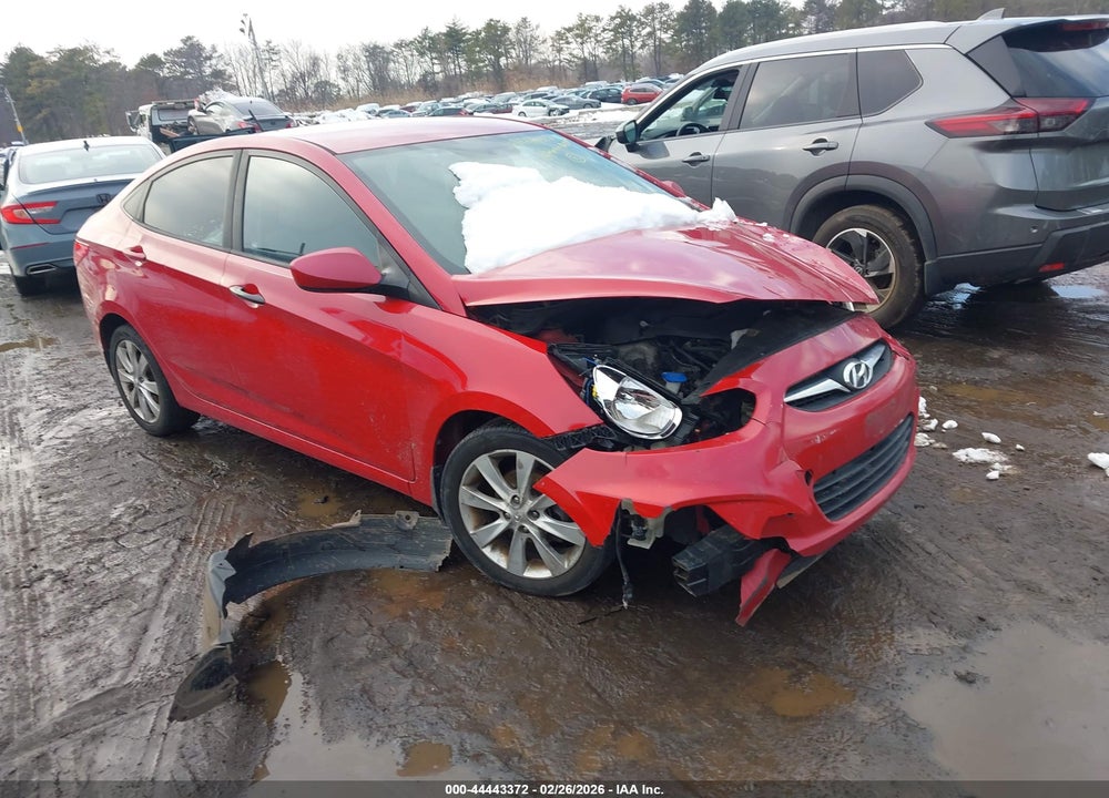 2012 HYUNDAI ACCENT GLS VIN: KMHCU4AEXCU184830