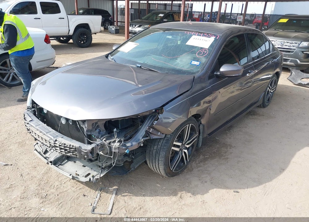 2016 HONDA ACCORD SPORT VIN: 1HGCR2F58GA184885