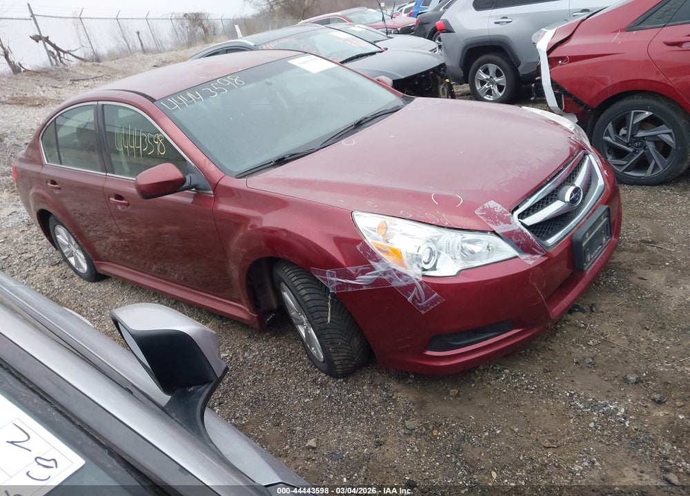 2011 SUBARU LEGACY 2.5I PREM AWP VIN: 4S3BMCC64B3252074