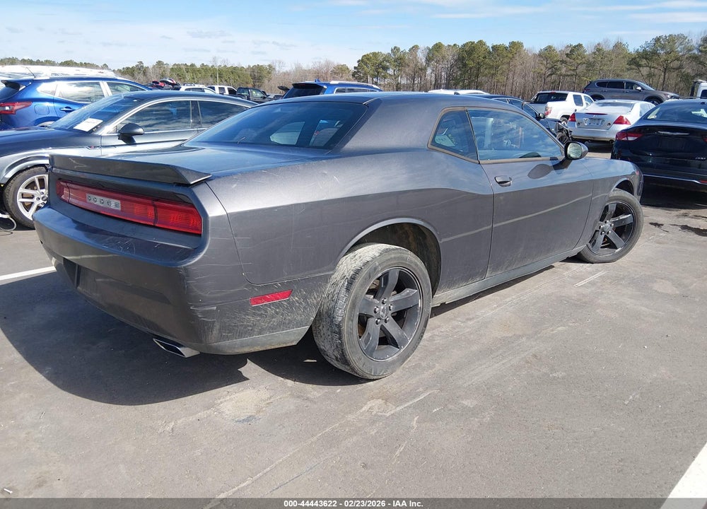 2013 DODGE CHALLENGER SXT VIN: 2C3CDYAG5DH607190