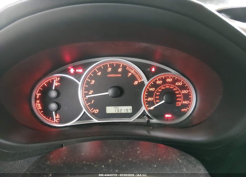 2009 SUBARU IMPREZA WRX VIN: JF1GH76649G826601