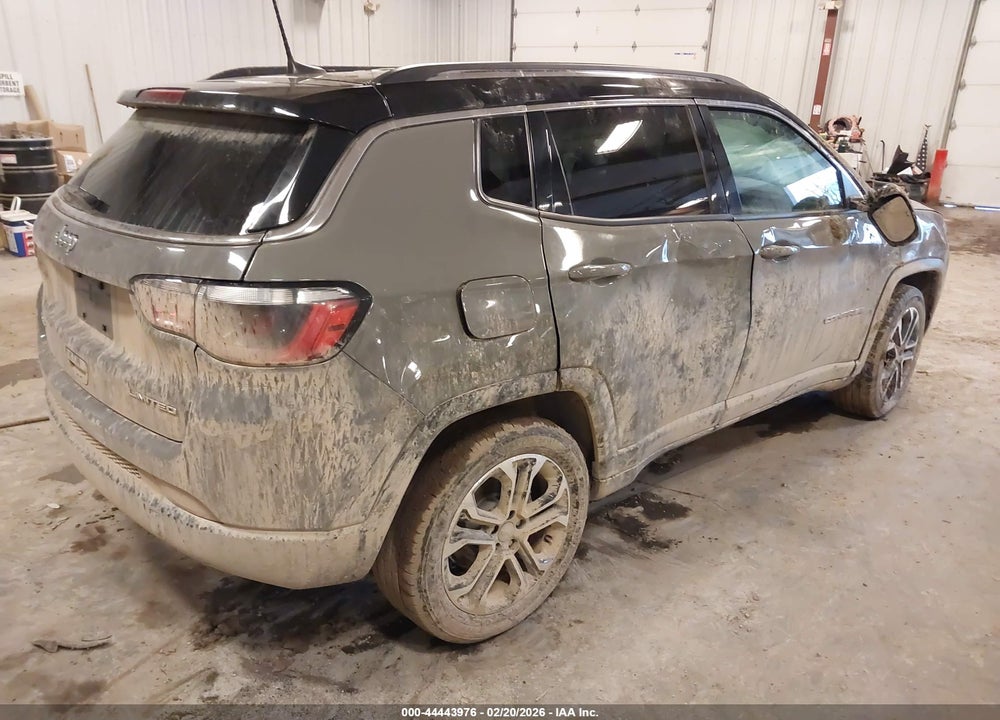 2022 JEEP COMPASS LIMITED 4X4 VIN: 3C4NJDCB0NT174376