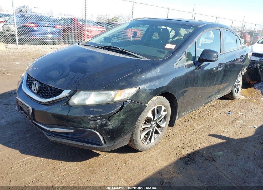 2013 HONDA CIVIC EX VIN: 19XFB2F82DE008689