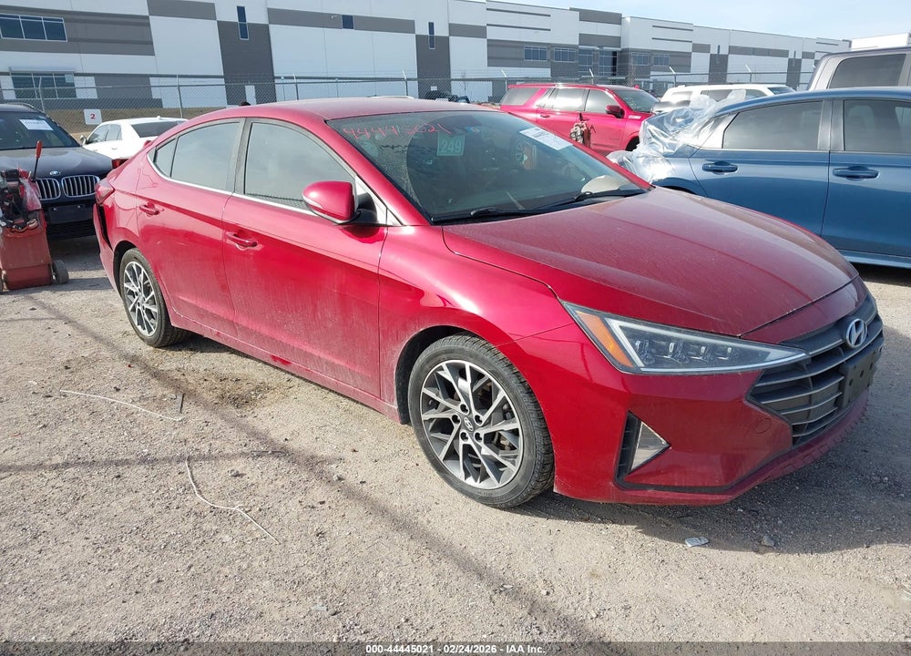 2019 HYUNDAI ELANTRA LIMITED VIN: KMHD84LF3KU754650