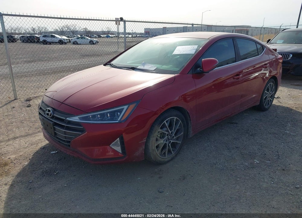 2019 HYUNDAI ELANTRA LIMITED VIN: KMHD84LF3KU754650