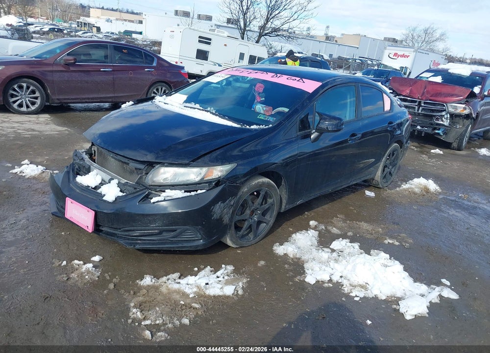 2013 HONDA CIVIC LX VIN: 19XFB2F50DE273147