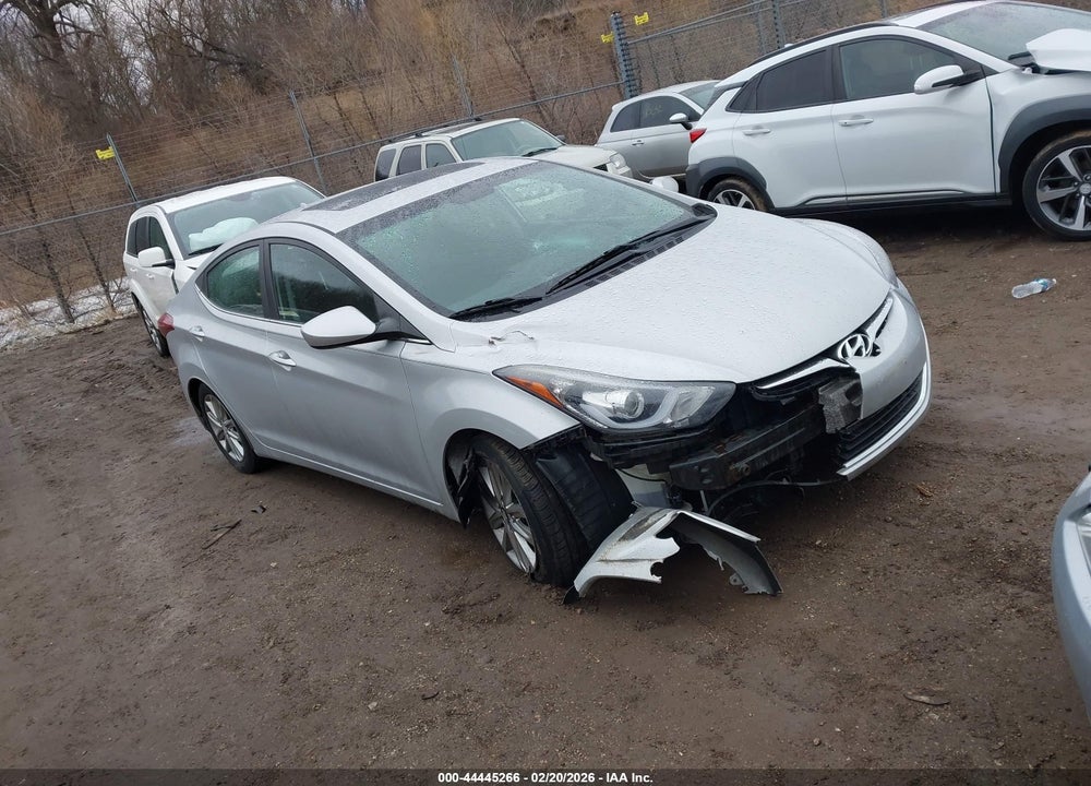 2015 HYUNDAI ELANTRA SE VIN: KMHDH4AE6FU323140