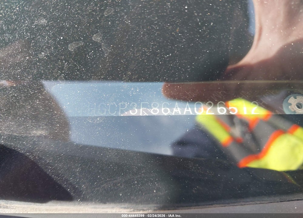 2010 HONDA ACCORD 3.5 EX-L VIN: 1HGCP3F86AA026512