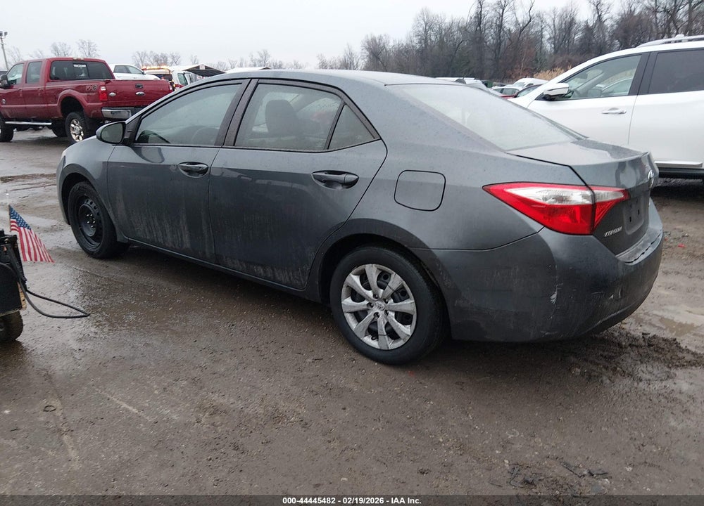2015 TOYOTA COROLLA LE VIN: 2T1BURHE7FC365923