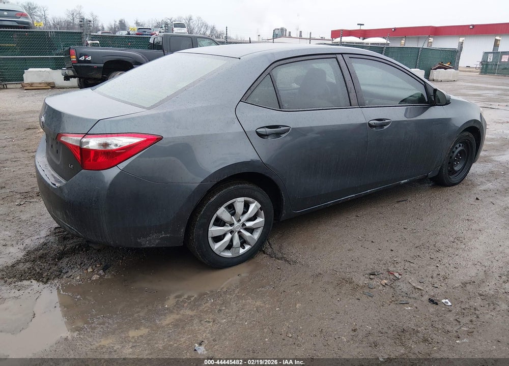 2015 TOYOTA COROLLA LE VIN: 2T1BURHE7FC365923