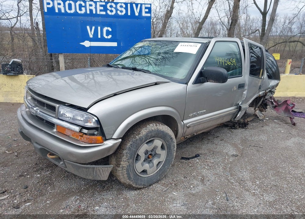 2004 CHEVROLET BLAZER LS VIN: 1GNDT13X64K163700