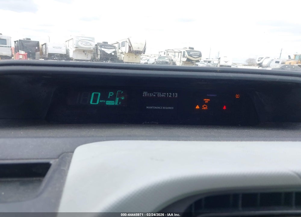 2012 TOYOTA PRIUS C THREE VIN: JTDKDTB32C1019928