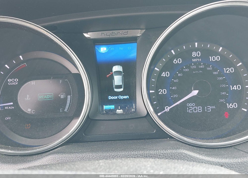 2013 HYUNDAI SONATA HYBRID LIMITED VIN: KMHEC4A40DA101296