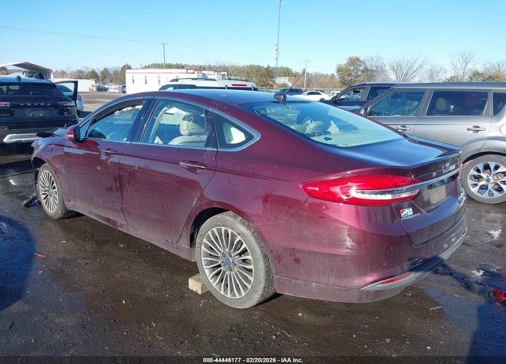 2017 FORD FUSION SE VIN: 3FA6P0HDXHR226125