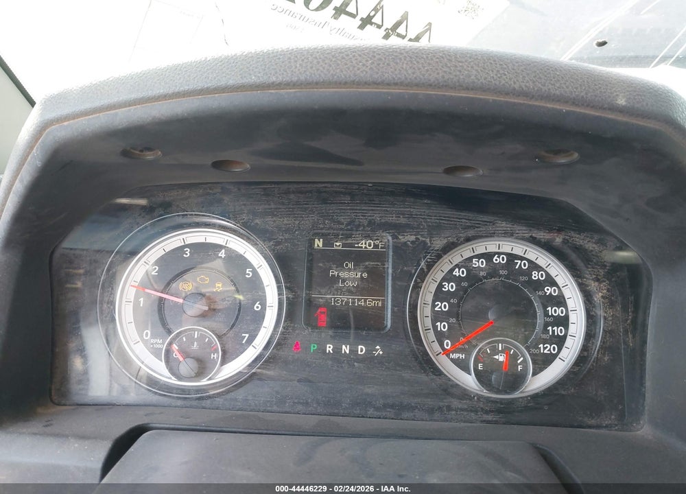 2014 RAM 1500 BIG HORN VIN: 1C6RR7LT5ES284269