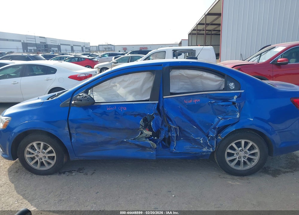 2018 CHEVROLET SONIC LT AUTO VIN: 1G1JD5SH8J4114940