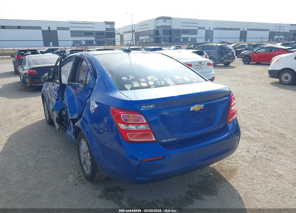 2018 CHEVROLET SONIC LT AUTO VIN: 1G1JD5SH8J4114940