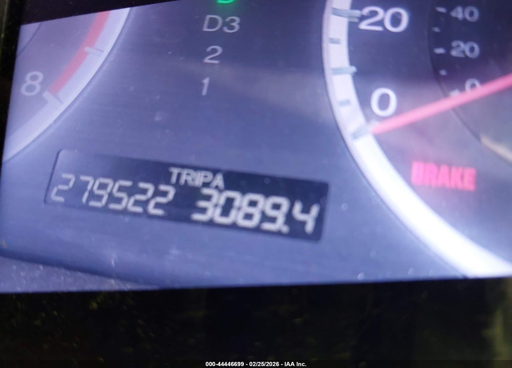2009 HONDA ACCORD 2.4 LX-P VIN: 1HGCP26429A072986