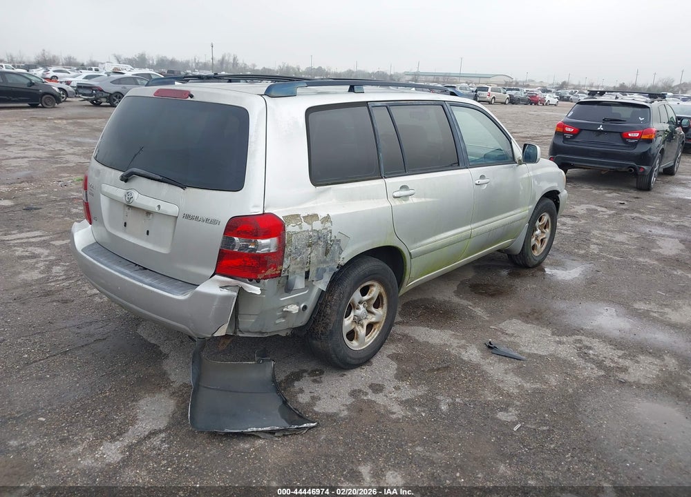 2005 TOYOTA HIGHLANDER V6 VIN: JTEDP21AX50062878