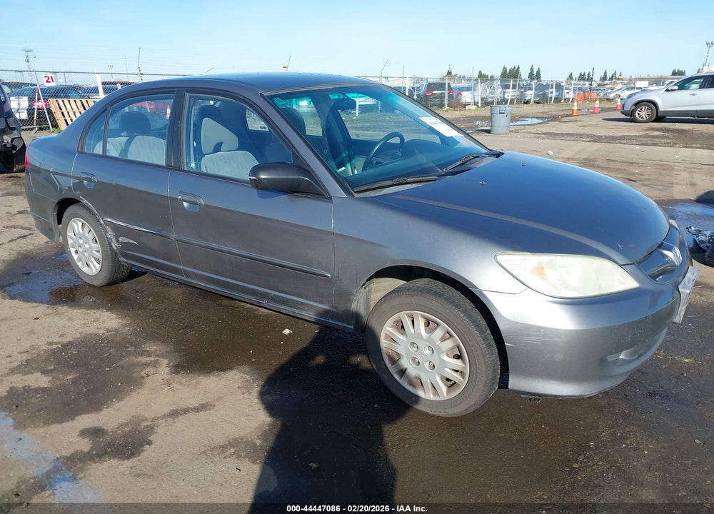 2004 HONDA CIVIC LX VIN: 2HGES16574H519882