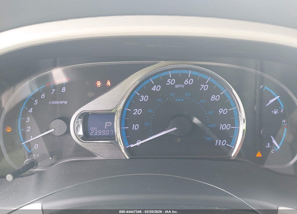 2013 TOYOTA SIENNA XLE V6 8 PASSENGER VIN: 5TDYK3DC9DS349986