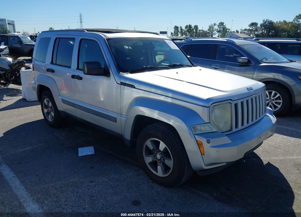 2008 JEEP LIBERTY SPORT VIN: 1J8GP28K58W109826