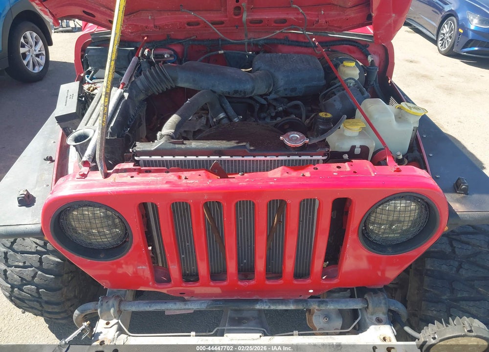 1997 JEEP WRANGLER SE VIN: 1J4FY29P3VP402814