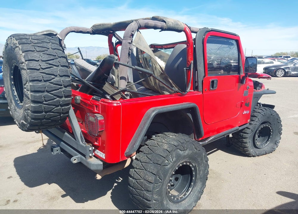 1997 JEEP WRANGLER SE VIN: 1J4FY29P3VP402814