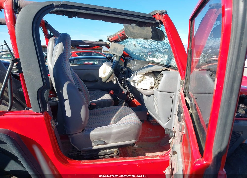 1997 JEEP WRANGLER SE VIN: 1J4FY29P3VP402814