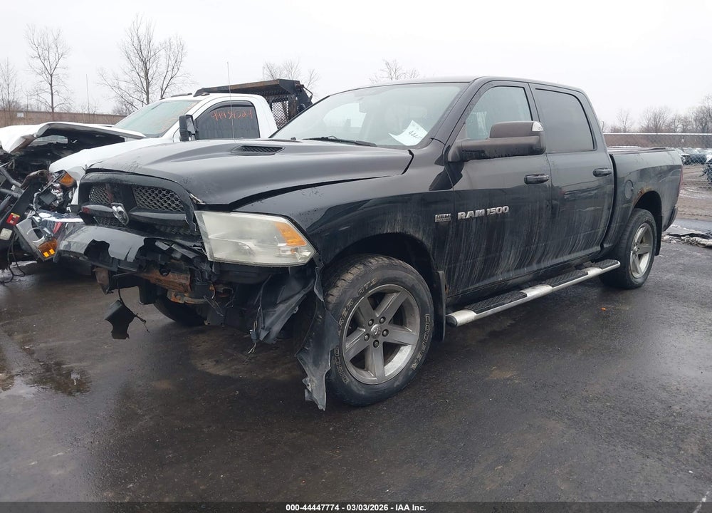 2012 RAM 1500 SPORT VIN: 1C6RD7MT3CS227157