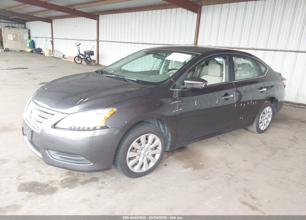 2014 NISSAN SENTRA SV VIN: 3N1AB7AP2EY329107