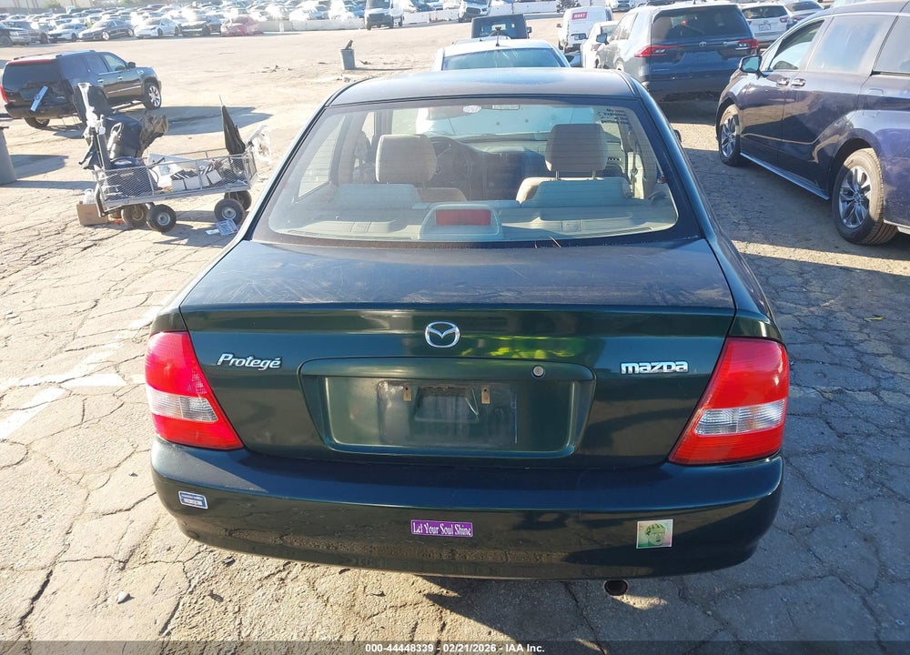 2002 MAZDA PROTEGE DX/ES/LX VIN: JM1BJ225321629291
