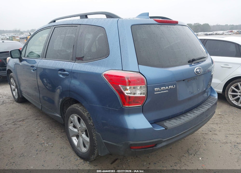 2016 SUBARU FORESTER VIN: JF2SJAFC6GH509553