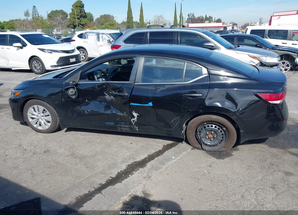 2025 NISSAN SENTRA S VIN: 3N1AB8BVXSY252551
