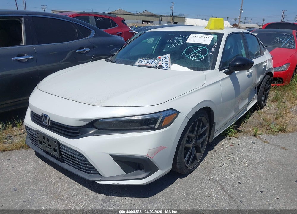 2022 HONDA CIVIC SPORT VIN: 2HGFE2F5XNH572661