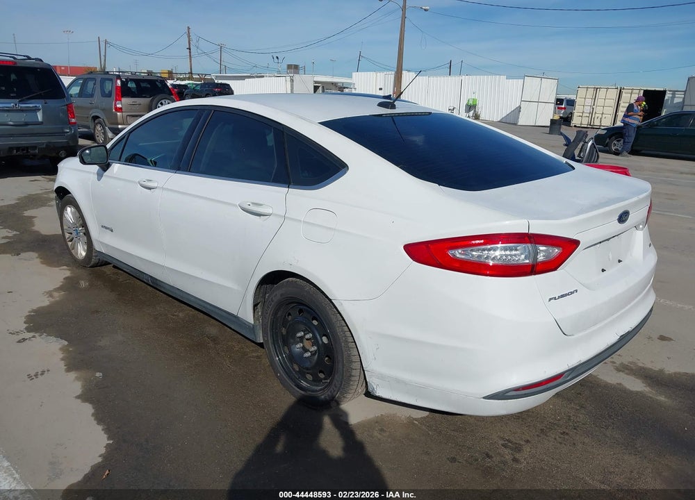2015 FORD FUSION HYBRID S VIN: 3FA6P0UUXFR119336