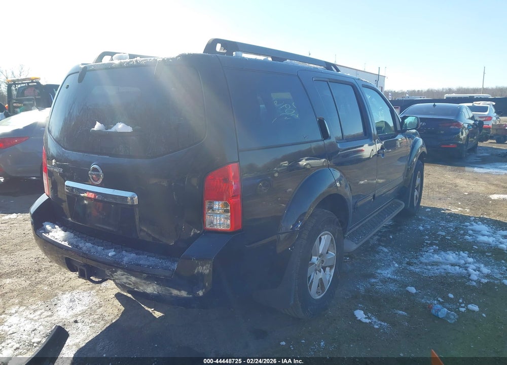 2011 NISSAN PATHFINDER SV VIN: 5N1AR1NB6BC625493